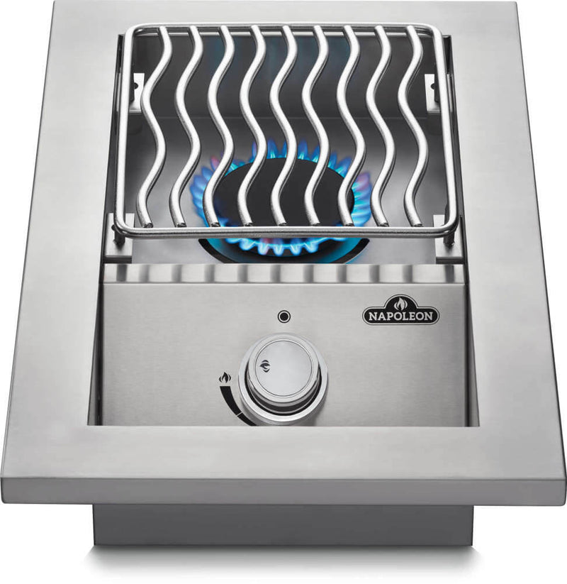 Load image into Gallery viewer, Napoleon Built-in 500 Series Single Range Top Burner with Stainless Steel Cover for Outdoor Kitchens
