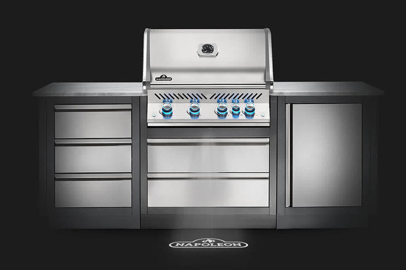 Load image into Gallery viewer, Napoleon Built-In Prestige PRO 500 Gas Grill Head with Infrared Rear Burner – Natural Gas or Propane
