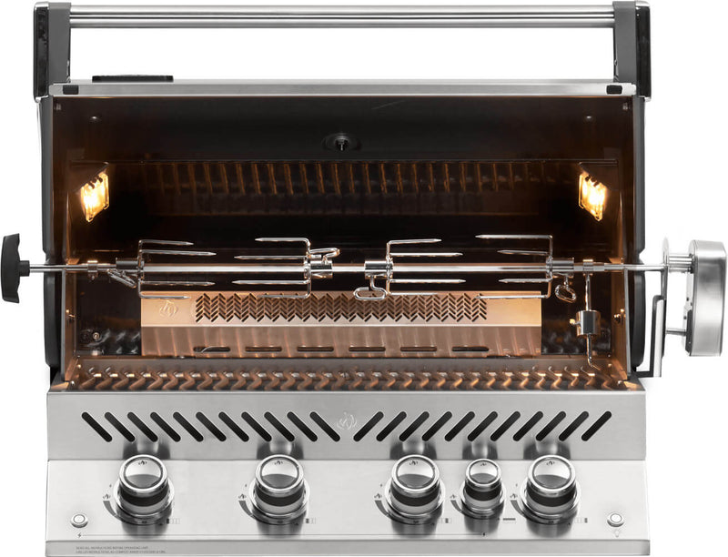 Load image into Gallery viewer, Napoleon Built-In Prestige PRO 500 Gas Grill Head with Infrared Rear Burner – Natural Gas or Propane
