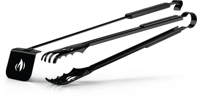 Napoleon charcoal rake and tongs set made of stainless steel for safe handling of hot coals and grilling grids