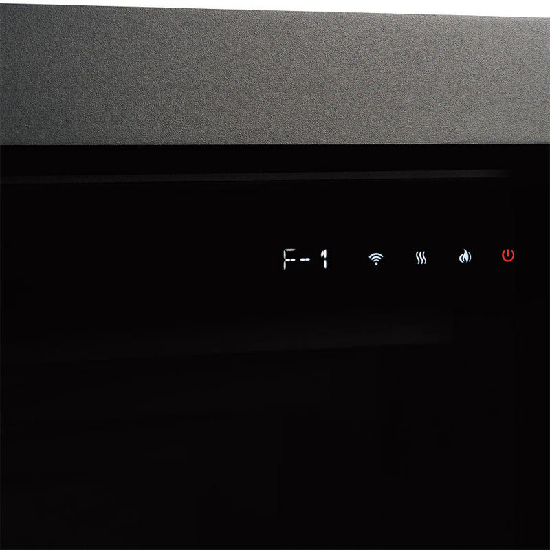 Load image into Gallery viewer, Napoleon Elevation Built-In Electric Fireplace with realistic triple-layer flame and premium split oak logs
