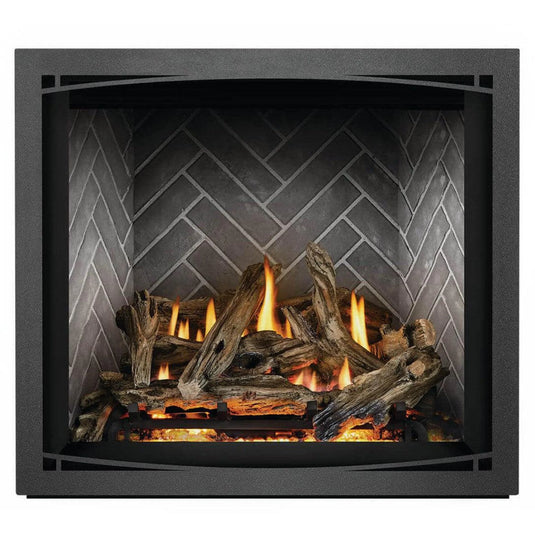 Napoleon Elevation X 36-inch electronic ignition direct vent gas fireplace with premium safety barrier and eFIRE controller