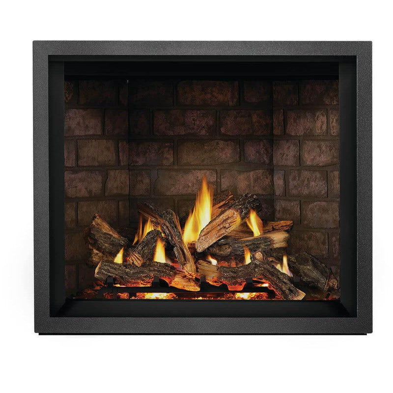 Load image into Gallery viewer, Napoleon Elevation X 42-inch electronic ignition gas direct vent fireplace with clean-face design and realistic ember bed
