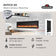 Load image into Gallery viewer, Napoleon Entice 60-inch linear electric fireplace NEFL60CFH-1 dimensions: 59.69 inches wide, 16.94 inches high, and 5.44 inches deep, with 5,000 BTU heating output and 2-year limited warranty.
