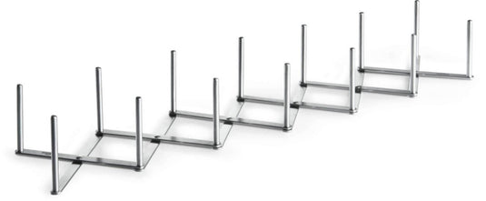 Napoleon Expandable Rib Holder for Up to Six Racks of Ribs, Stainless Steel Design