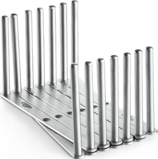 Napoleon Expandable Rib Holder for Up to Six Racks of Ribs, Stainless Steel Design