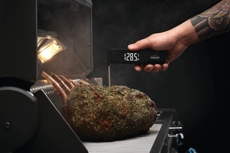 Load image into Gallery viewer, Napoleon Fast Read Digital Meat Thermometer with LED Display and Foldable Probe for Grilling and Cooking
