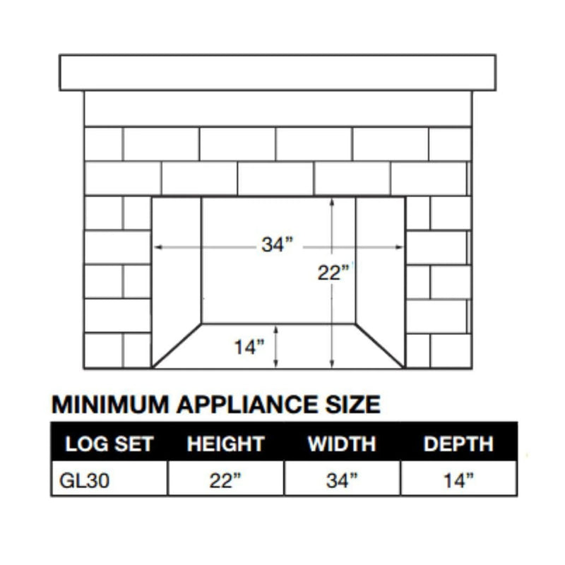 Load image into Gallery viewer, Napoleon Fiberglow 30&quot; Vented Natural Gas Log Set with Electronic Ignition showing realistic logs, cast iron andirons, and lava rocks for a cozy fireplace setup
