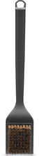 Load image into Gallery viewer, Rear view of Napoleon GABR001 Essential Series grill brush showing the natural brown Palmyra bristles and hanging loop
