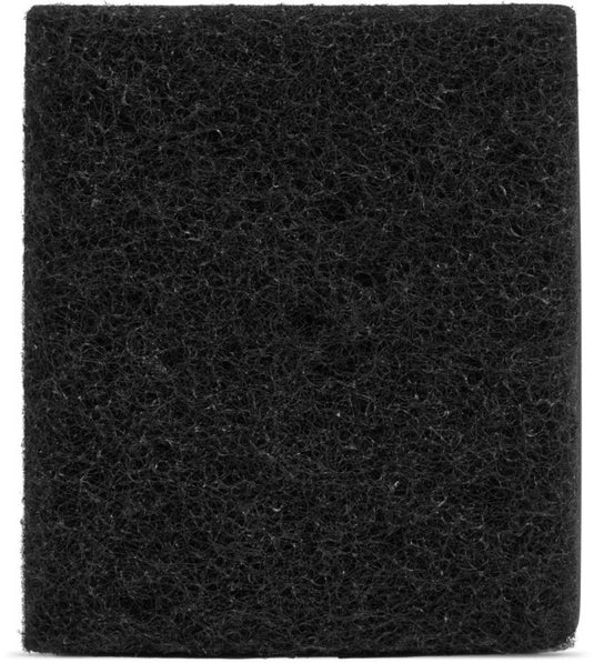 Front view of Napoleon GABR010 griddle brush replacement pad showing the black textured scouring surface
