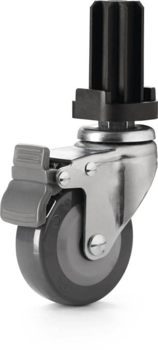 Heavy Duty Swivel Casters Upgrade Kit for Napoleon Prestige and LEX485-1 Grills 