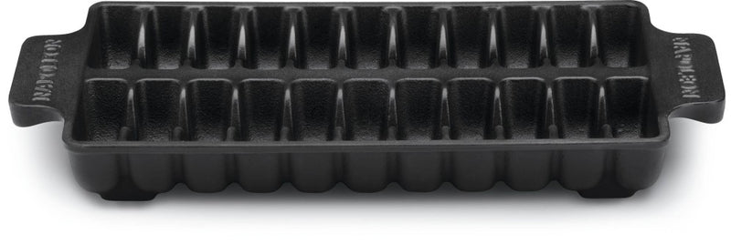 Load image into Gallery viewer, Napoleon Porcelain Enameled Cast Iron Jumbo Shrimp Tray grilling 22 jumbo shrimp on a BBQ
