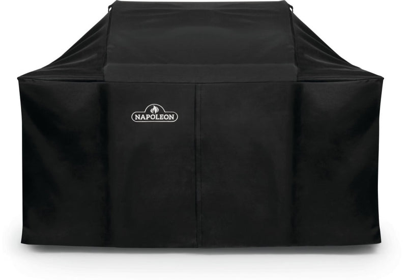 Load image into Gallery viewer, Napoleon LEX 605 and Charcoal Professional Grill Cover, durable water-resistant fabric with adjustable straps and vents for mildew prevention
