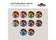 Load image into Gallery viewer, Napoleon Luminex 65 infographic displaying customizable top lighting and ember bed color combinations
