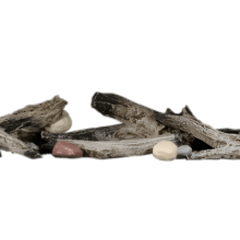 Load image into Gallery viewer, Napoleon Medium Beach Fire Log Set for direct vent gas fireplace with realistic grey-singed logs
