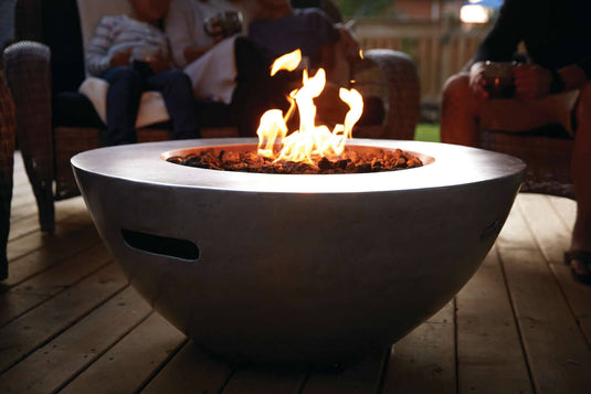 Napoleon Nexus 36-Inch Patioflame Table with 1 Burner – Outdoor Propane Fire Table with Concrete Look