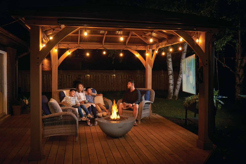 Load image into Gallery viewer, Napoleon Nexus 36-Inch Patioflame Table with 1 Burner – Outdoor Propane Fire Table with Concrete Look
