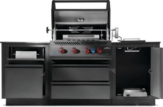 Napoleon OASIS 300 Modular Outdoor Kitchen with Built-in 700 Series 32-Inch Gas Grill Head and storage cabinets