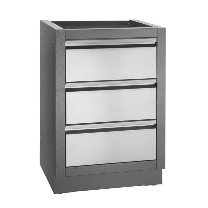 Napoleon OASIS™ Two Drawer Cabinet with False Top Drawer – Outdoor Kitchen Storage Solution
