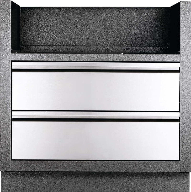Load image into Gallery viewer, Napoleon OASIS Under Grill Cabinet for Built-In 500 and 700 Series 32 Inch Gas Grill Heads with stainless steel drawers
