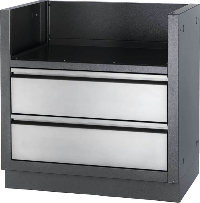 Napoleon OASIS Under Grill Cabinet for Built-In 500 and 700 Series 32 Inch Gas Grill Heads with stainless steel drawers