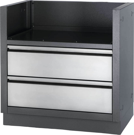 Napoleon OASIS Under Grill Cabinet for Built-In 500 and 700 Series 32 Inch Gas Grill Heads with stainless steel drawers