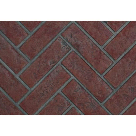 Napoleon Old Town Red Herringbone brick panel for 42 inch Elevation Direct Vent fireplace