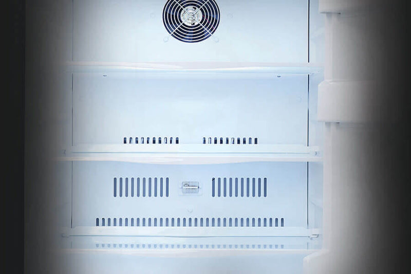Load image into Gallery viewer, Napoleon Outdoor Rated Stainless Steel Fridge for OASIS Modular Outdoor Kitchens with LED lighting and temperature control
