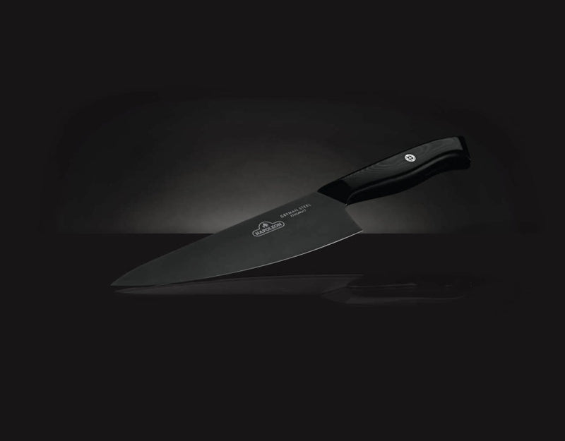 Load image into Gallery viewer, Napoleon Phantom 8-Inch Chef’s Knife with Titanium-Plated Steel Blade and Contoured Handle
