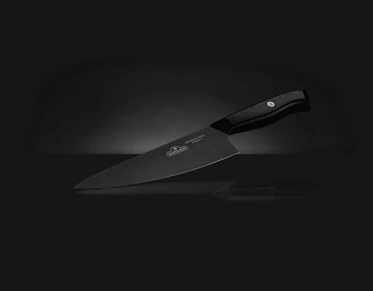 Napoleon Phantom 8-Inch Chef’s Knife with Titanium-Plated Steel Blade and Contoured Handle
