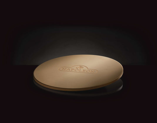 Napoleon Premium Pizza Stone for Crispy Crusts and Even Heat Distribution on Grill or Oven