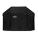 Load image into Gallery viewer, Black Napoleon Prestige 500 grill cover with gold 50th anniversary emblem
