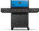 Load image into Gallery viewer, Front view of Napoleon Prestige 500 50th Anniversary propane grill with red and blue illuminated control knobs
