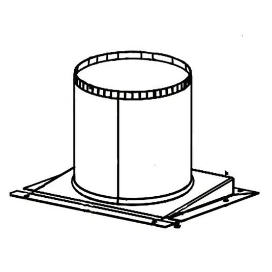 Napoleon Prestige Heat and Exhaust Management Kit for Riverside Outdoor Gas Fireplace, safely redirects heat and exhaust