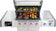 Load image into Gallery viewer, Napoleon Prestige PRO 500 with lid open, steaks on the main grids and vegetables on the warming rack
