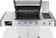 Load image into Gallery viewer, Top view of Napoleon Prestige PRO 500 with main and side burner lids open, showing WAVE grids and warming rack
