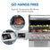 Load image into Gallery viewer, Napoleon Prestige PRO 500 infographic showing three wired probe connections and food temperature monitoring
