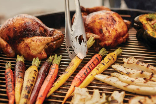 Napoleon PRO Stainless Steel 3 Piece BBQ Toolset with Spatula, Locking Tongs, and Silicone Basting Brush