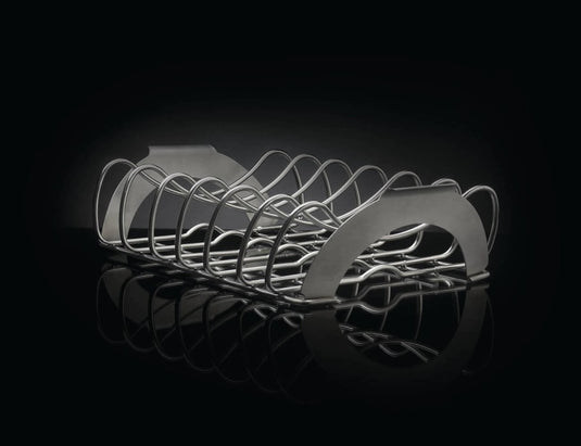 Napoleon PRO Series Stainless Steel Rib and Roast Rack for Gas and Charcoal Grills