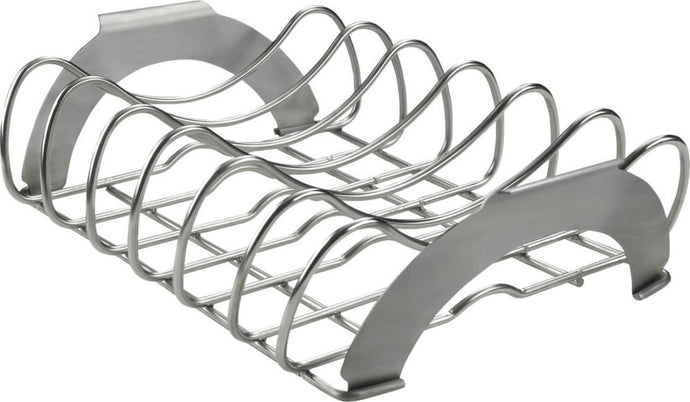 Napoleon PRO Series Stainless Steel Rib and Roast Rack for Gas and Charcoal Grills
