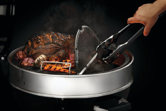 Napoleon Professional 22-Inch Charcoal Kettle Grill – Premium charcoal BBQ with cast iron grids and rotisserie option