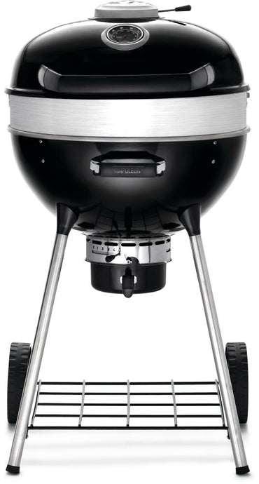Napoleon Professional 22-Inch Charcoal Kettle Grill – Premium charcoal BBQ with cast iron grids and rotisserie option