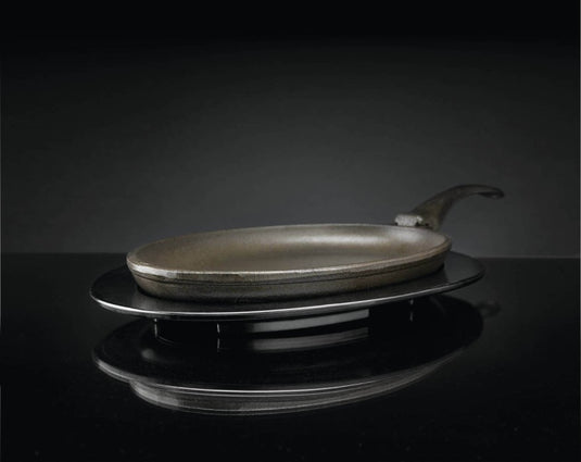 Napoleon Professional Preseasoned Cast Iron Skillet with Removable Cool-Touch Handle for Grill and BBQ Cooking
