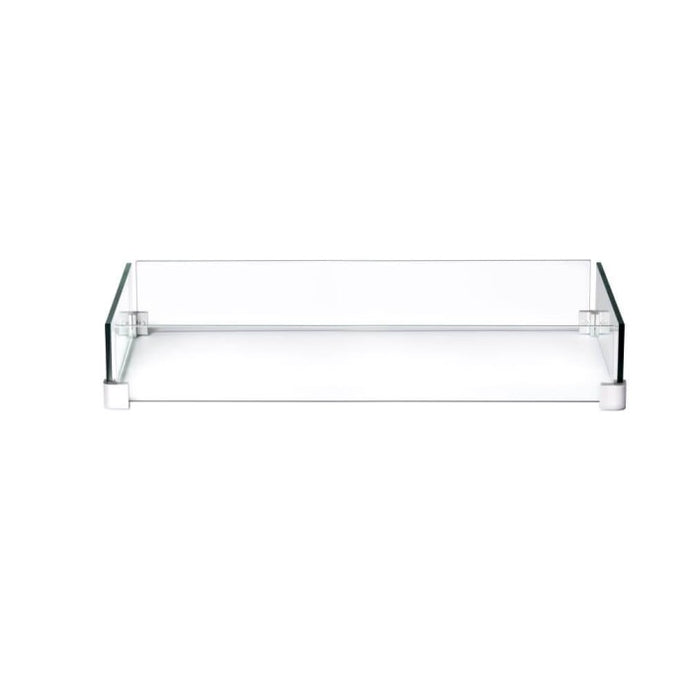 Napoleon Rectangle Windscreen for Muskoka, Victorian, and Hamptons Patioflame Tables – Tempered Glass Wind Guard