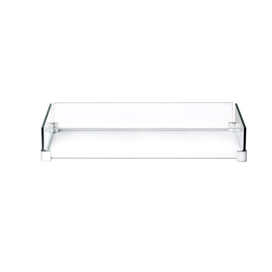 Napoleon Rectangle Windscreen for Muskoka, Victorian, and Hamptons Patioflame Tables – Tempered Glass Wind Guard