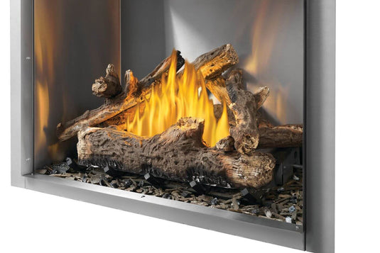 Napoleon Riverside 36 inch Clean Face Outdoor Natural Gas Fireplace with up to 50,000 BTUs and contemporary design