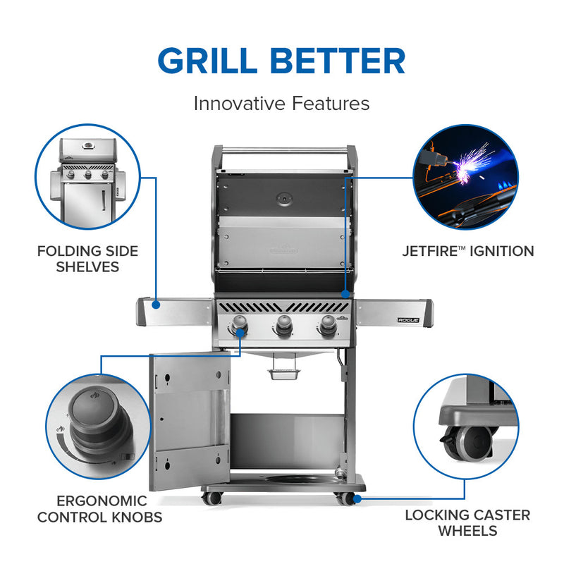 Load image into Gallery viewer, Napoleon Rogue® 425 Gas Grill with 3 Burners
