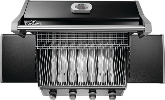 Napoleon grill with visible branding on a white background