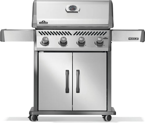 Napoleon Rogue 525 stainless steel gas grill with 4 burners and spacious cooking area