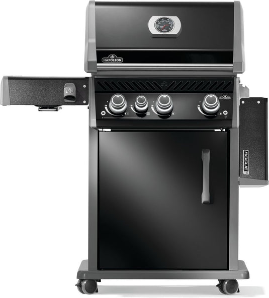 Napoleon Rogue PRO 425 SIB Black 4-Burner Gas Grill with Infrared Side Burner